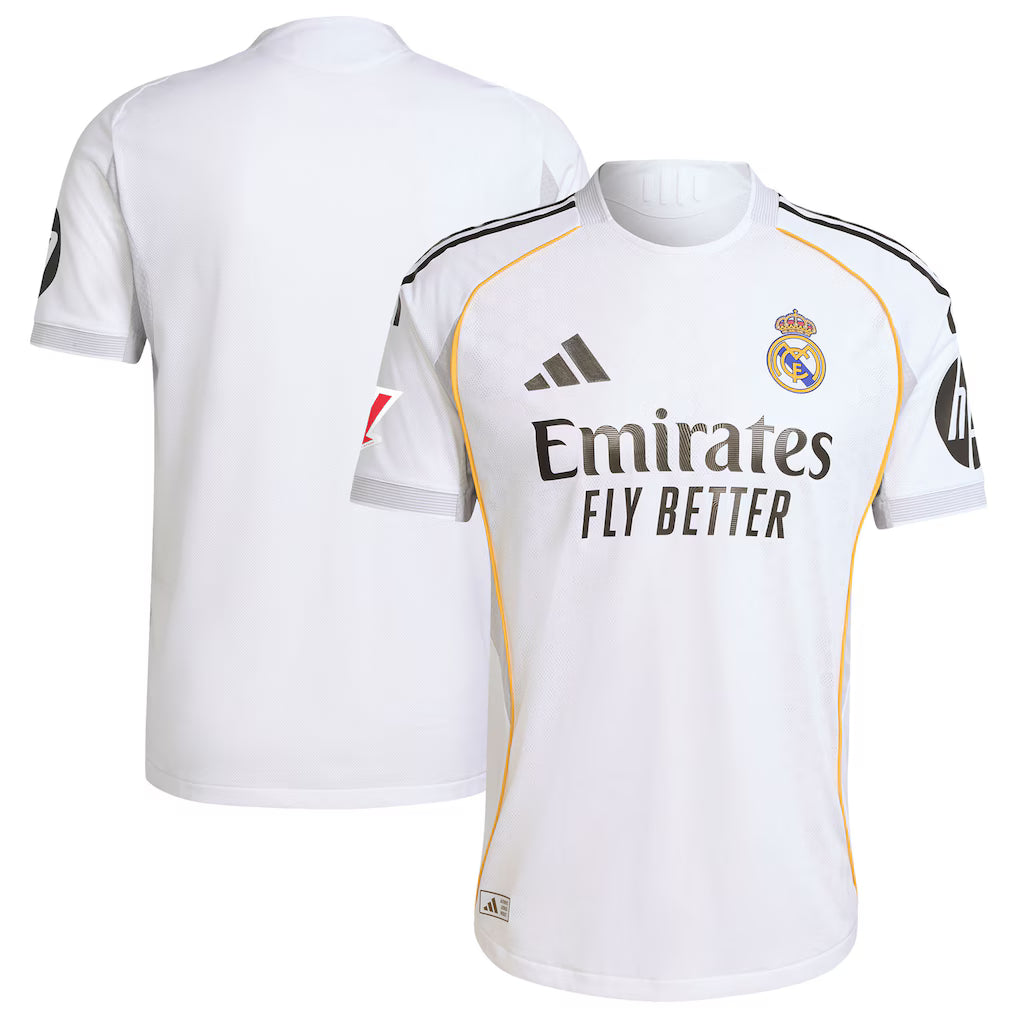 Real Madrid Home Jersey 2025/26 – Authentic