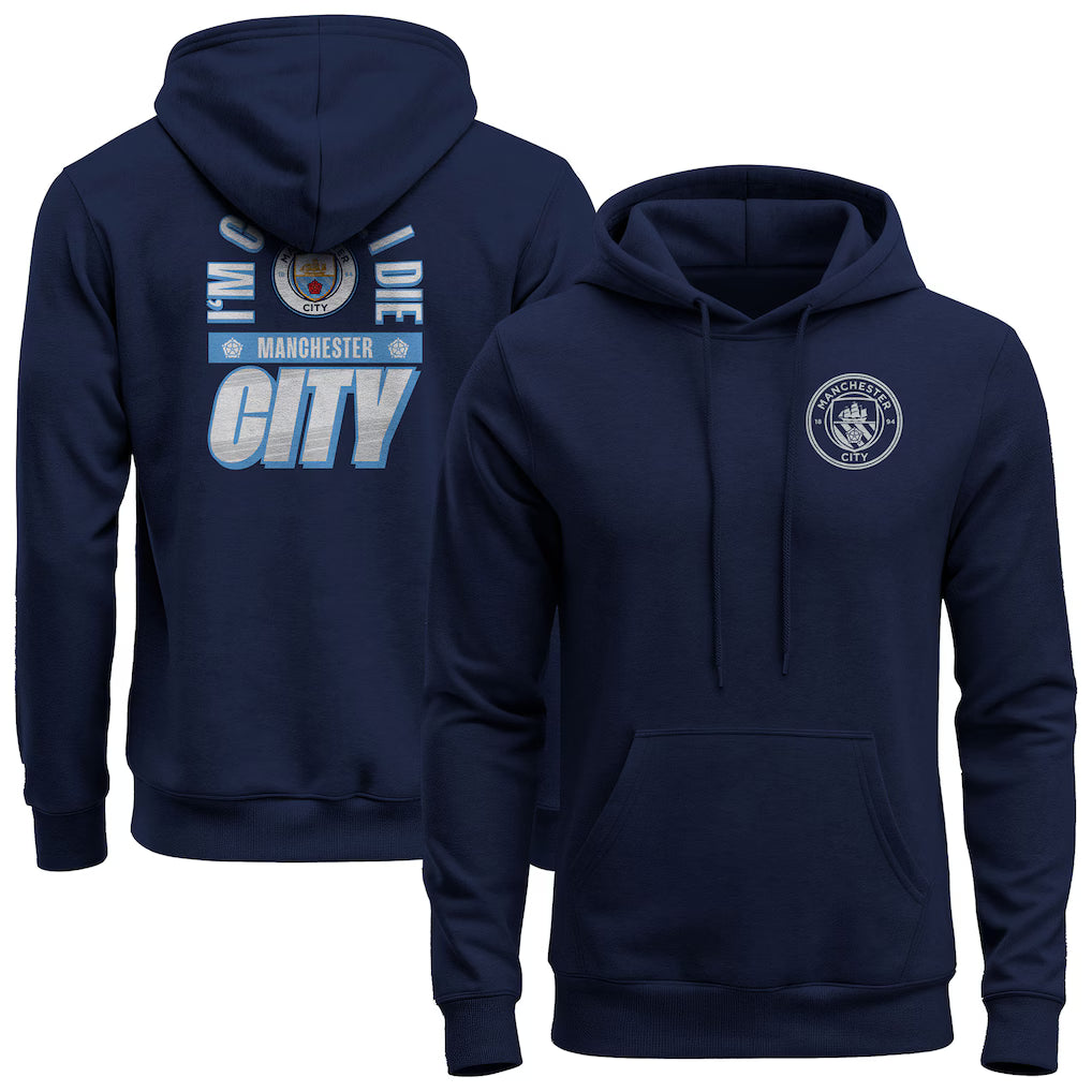 Manchester City 1863FC True Glory Fleece Hoodie – Dark Blue