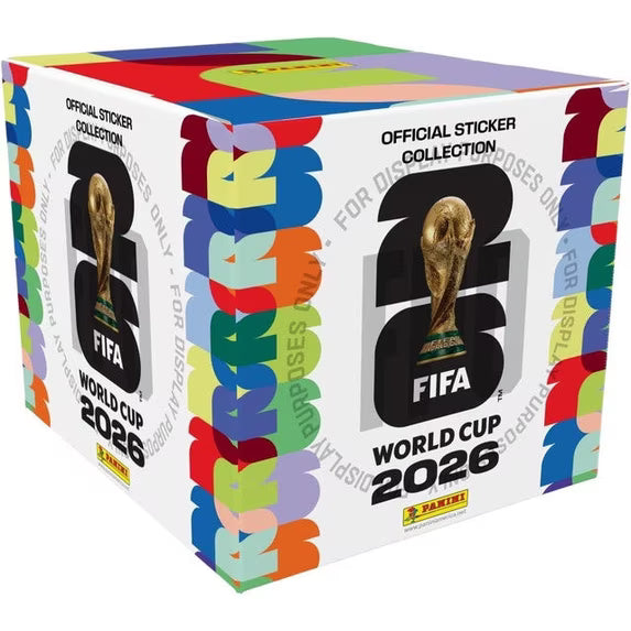 Panini 2026 FIFA World Cup Soccer Stickers 50-Pack Box | Caja de 350 Stickers Mundial 2026