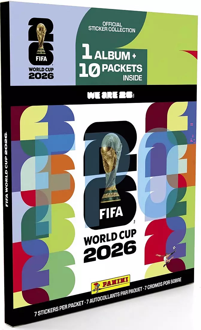 Panini 2026 FIFA World Cup Sticker Starter Kit | Álbum Oficial + Stickers Mundial 2026