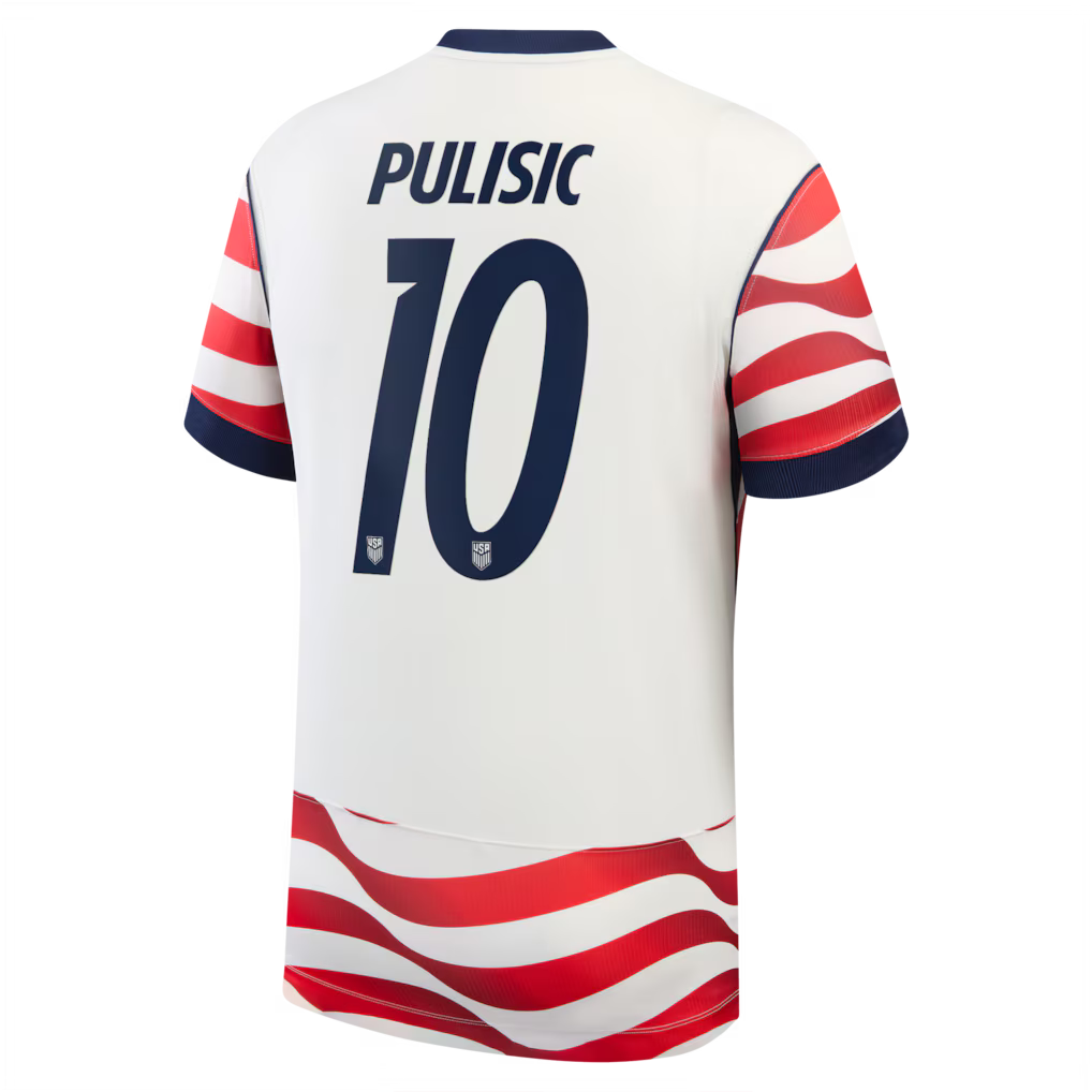 Christian Pulisic USMNT Nike 2026 Home Stadium Replica Jersey - White